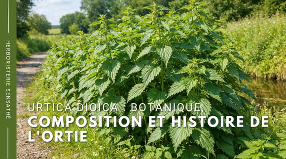 Urtica dioïca  botanique, composition et histoire de l'ortie - Herboristerie Sensathé